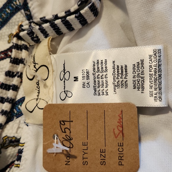 NWOT Jessica Simpson One-Piece Swimsuit (0659) - Picture 7 of 7